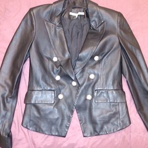 Veronica Beard leather jacket.